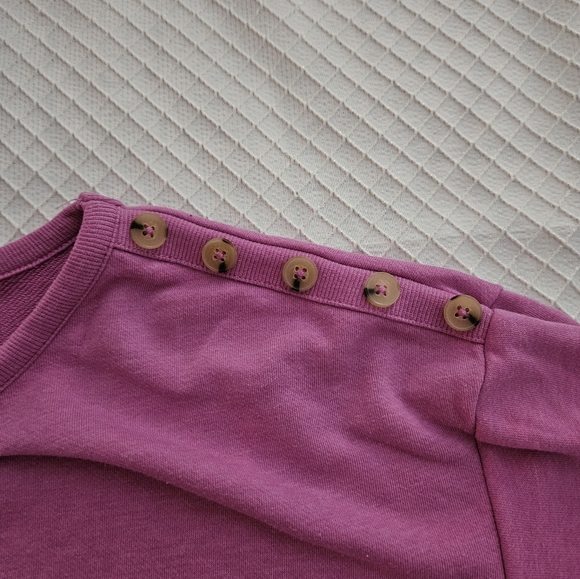 Croft & Barrow Petite Pink Sweatshirt - Picture 5 of 11